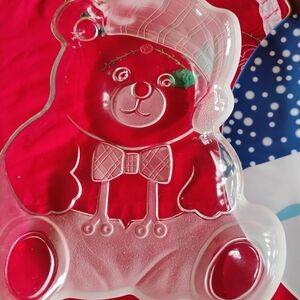 Transparent Bear-Shaped Mikasa Serving Tray
